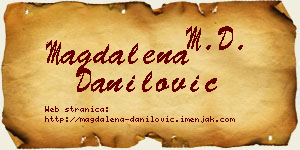 Magdalena Danilović vizit kartica